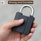 Befach Fingerprint Padlock with Type-C Charging | Smart Biometric Lock with 20 Fingerprint Storage