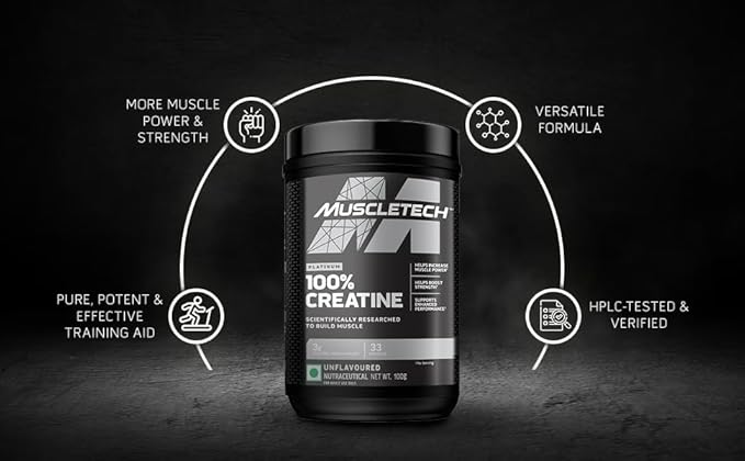 MuscleTech Platinum 100% Creatine Powder(250g)