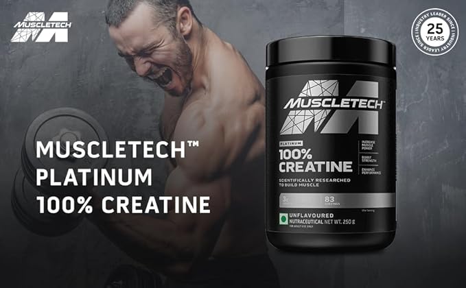 MuscleTech Platinum 100% Creatine Powder(250g)