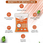 Befach Fortified Low GI Rice | Certified by National Institute of Nutrition | Low Sugar | Low GI | No Pesticides, Non GMO, Perfect for Diet & Diabetic People (4.5 Kg)
