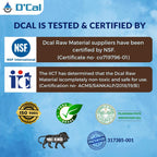 D'Cal - Hard Water Softener | For Complete House | Protects Taps, Pipes & Bathrooms | Reduces Dry Skin & Hair Loss | Easy to Use | 1 year Life | No Maintenance | Food Grade