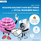 Dcal Washing Ball - Eco-Friendly Antibacterial Laundry Cleaner, Revolutionary Gentle Fabric Care