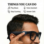 Befach AI Smart Glasses with 1080P Camera, Real-Time Translation & Voice Assistant