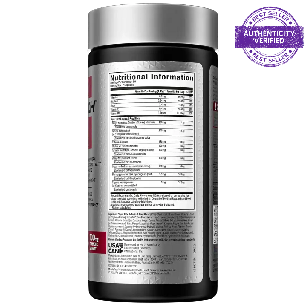 Muscletech Hydroxycut Hardcore Super Eliite 100CT IND
