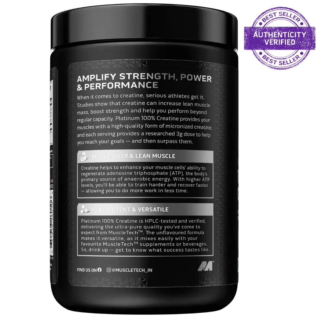 Muscletech 100% Creatine Unfalvored-100g