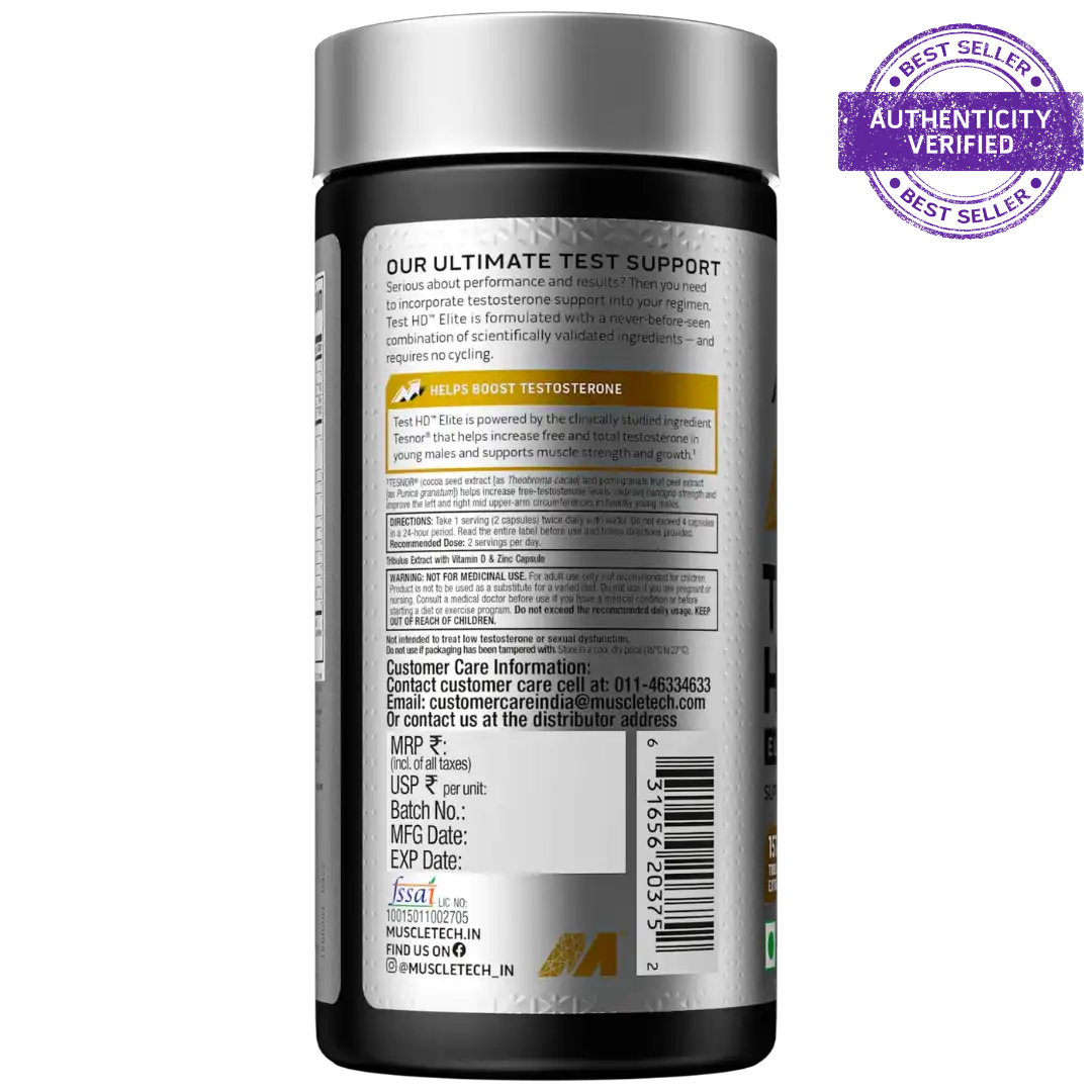Muscletech performance Test HD Elite Capsule 60ct